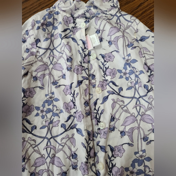 Janie & Jack Blouse 12-18 Mos Ruffle Collar - Picture 4 of 6